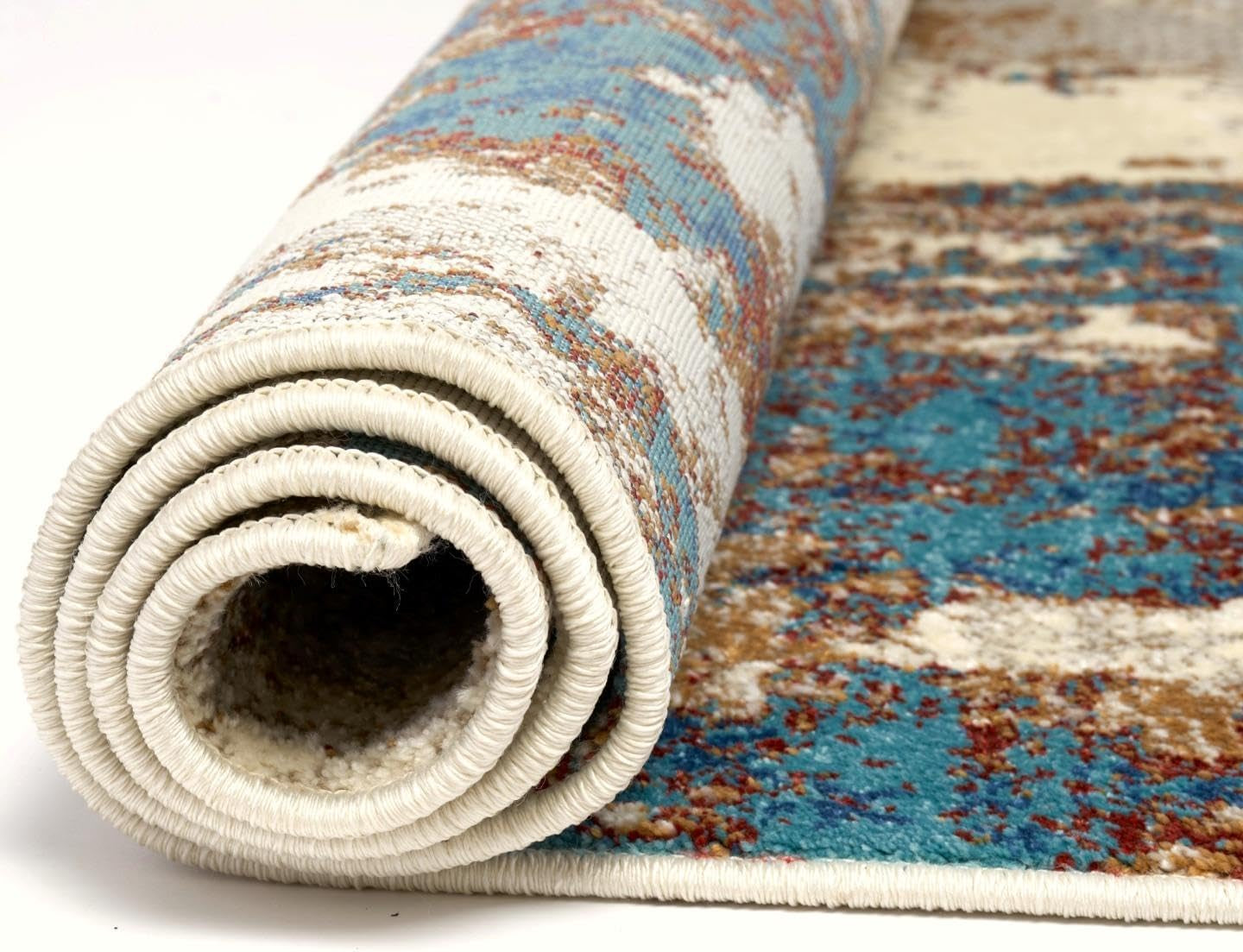 Lagos Collection Passion 8X10 Abstract Area Rug