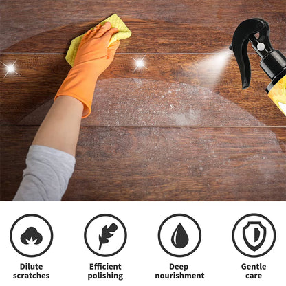120Ml Natural Micro-Molecularized Beeswax Spray Multipurpose Wear Resistant for Floor Chair Cabinet Home Furniture