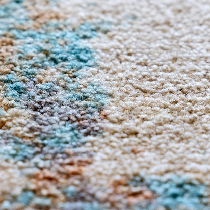 Southwestern Stone Distressed Abstract Kitchen Rugs Non Skid Washable Accent Area Floor Mat [Made in USA], 2'6 X 3'10, Multi