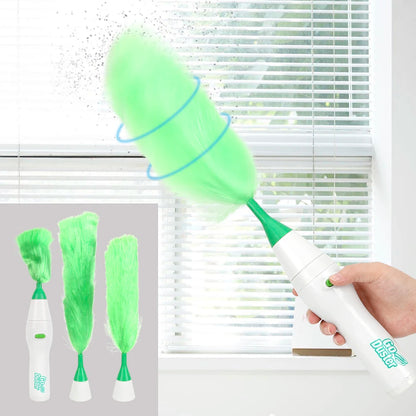 Window Bookshelf for Home Furniture Car Dust Cleaner Brush Multifunctional Electric Feather Duster Soft Microfiber