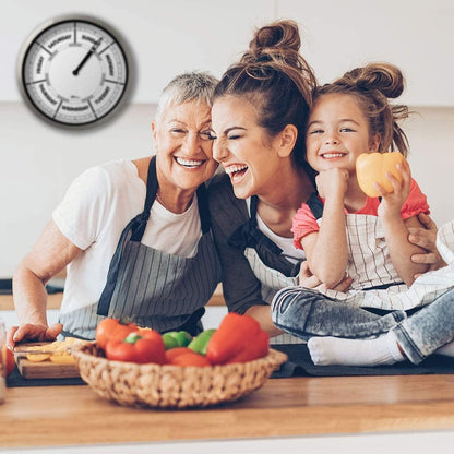 Day of the Week Wall Clock with Aluminum Frame – Calendar Day Clock – Ideal Retirement Gift for Men & Women – 10"