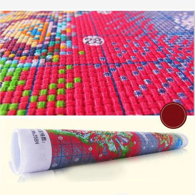 Cabinet Counted Cross Stitch Kits Embroidery Needlework Sets Patterns Printed Fabric 11CT 14CT DIY Handmade Home Decor Paintings