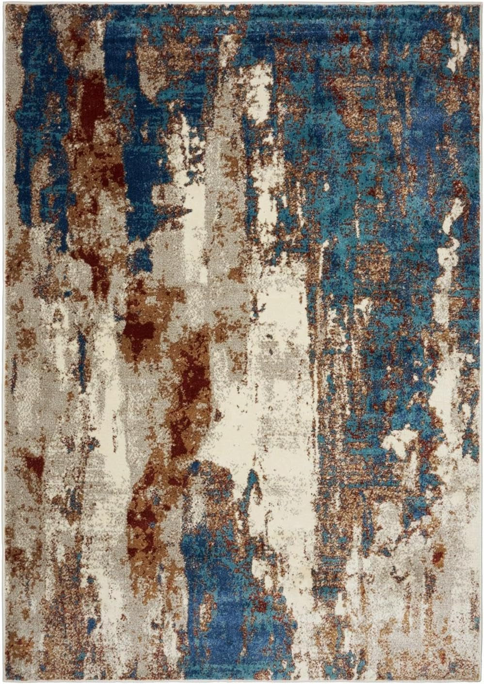 Lagos Collection Passion 8X10 Abstract Area Rug