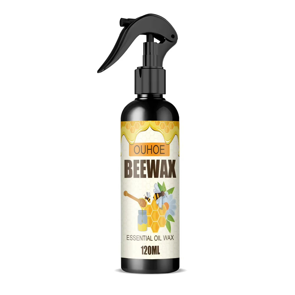 120Ml Natural Micro-Molecularized Beeswax Spray Multipurpose Wear Resistant for Floor Chair Cabinet Home Furniture