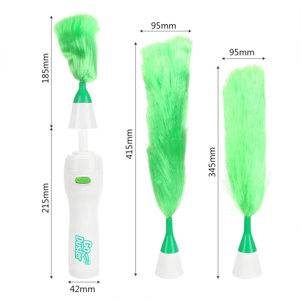 Window Bookshelf for Home Furniture Car Dust Cleaner Brush Multifunctional Electric Feather Duster Soft Microfiber