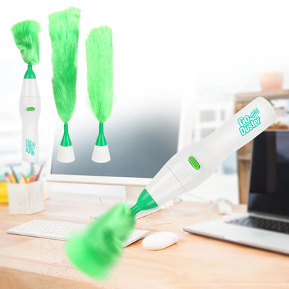 Window Bookshelf for Home Furniture Car Dust Cleaner Brush Multifunctional Electric Feather Duster Soft Microfiber